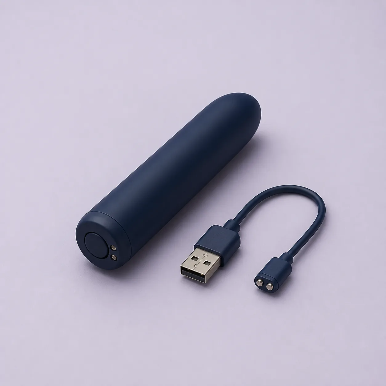 Rounded-Tip Rechargeable Mini Bullet