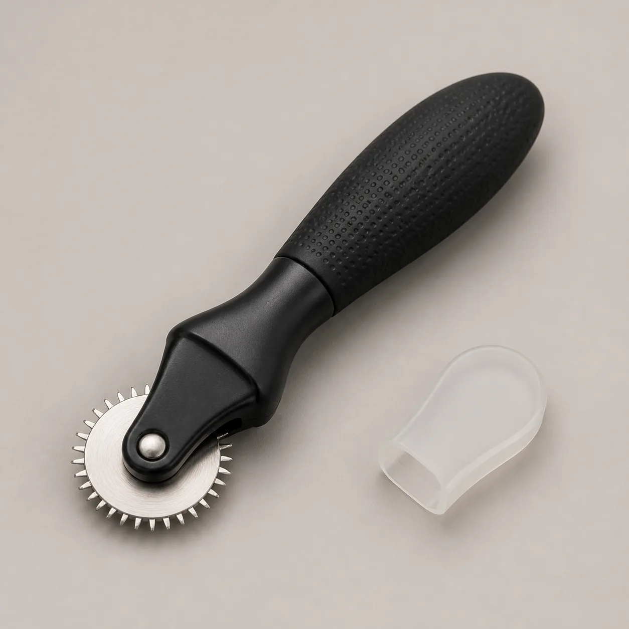 Rounded-Tooth Sensory Pinwheel with Guard Cap