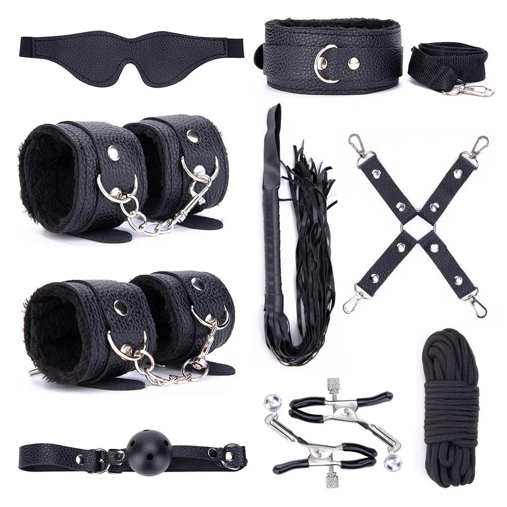 SF095 Black or Pink Adjustable Bondage Restraint Kit