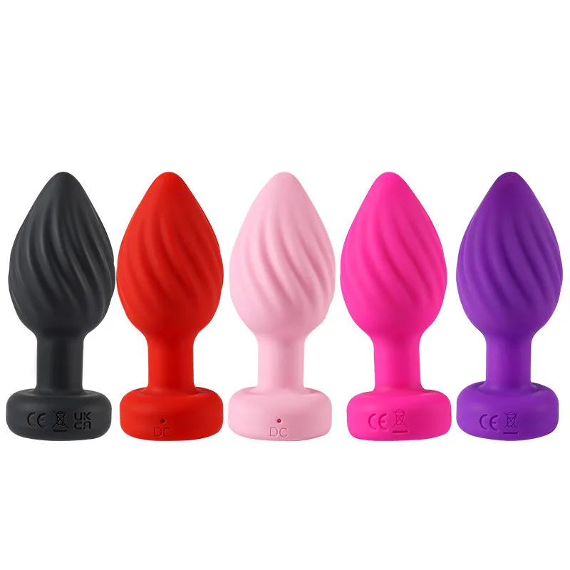 SF564 Spiral Remote or App Anal Vibrator - 5 Colours - Image 2