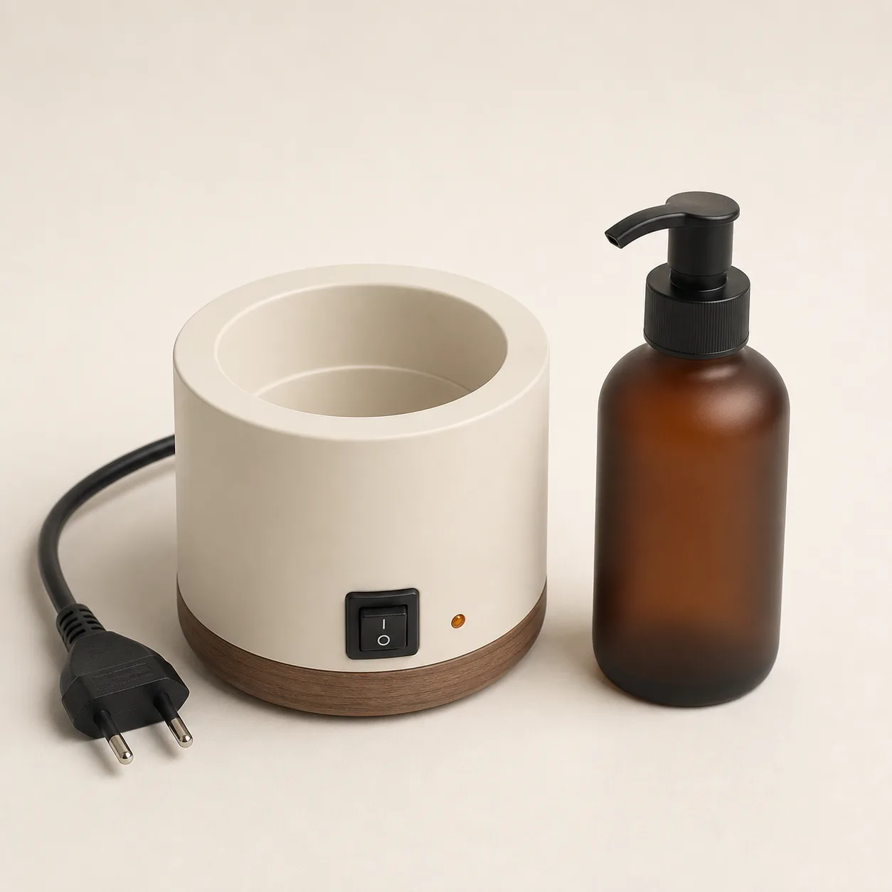 Single-Bottle Massage Oil Warmer - 250ml Countertop Concept - Image 2