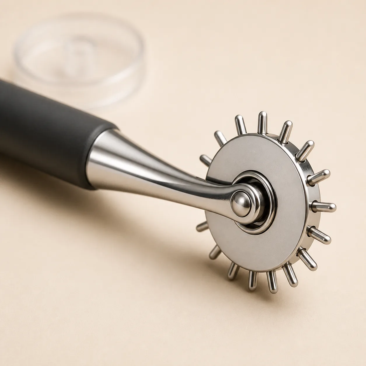 Single-Wheel Sensory Pinwheel - Precision Touch with Protective Cap - Image 2