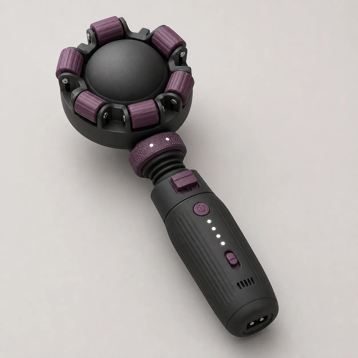 Six-Roller Radial-Crown Wand with Two-Speed Drive Collar
