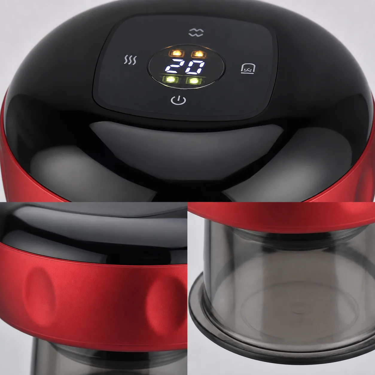 Smart Heated Cupping Massager – Compact Wellness Design - Image 3
