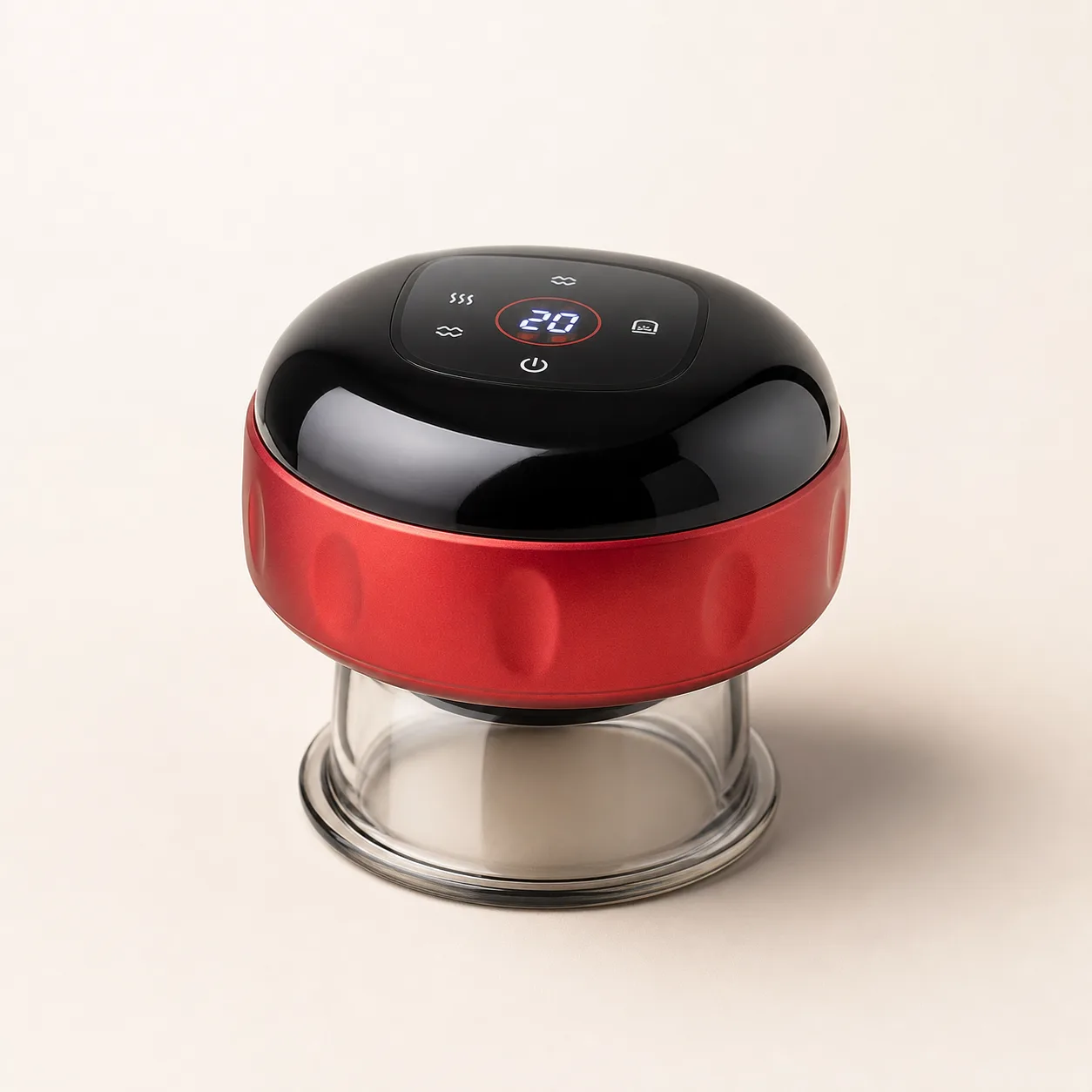 Smart Heated Cupping Massager – Compact Wellness Design