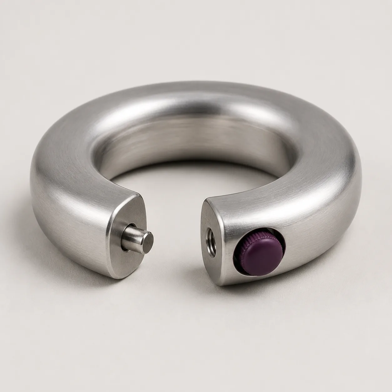 Split-Arc Stainless Steel Weighted Ring