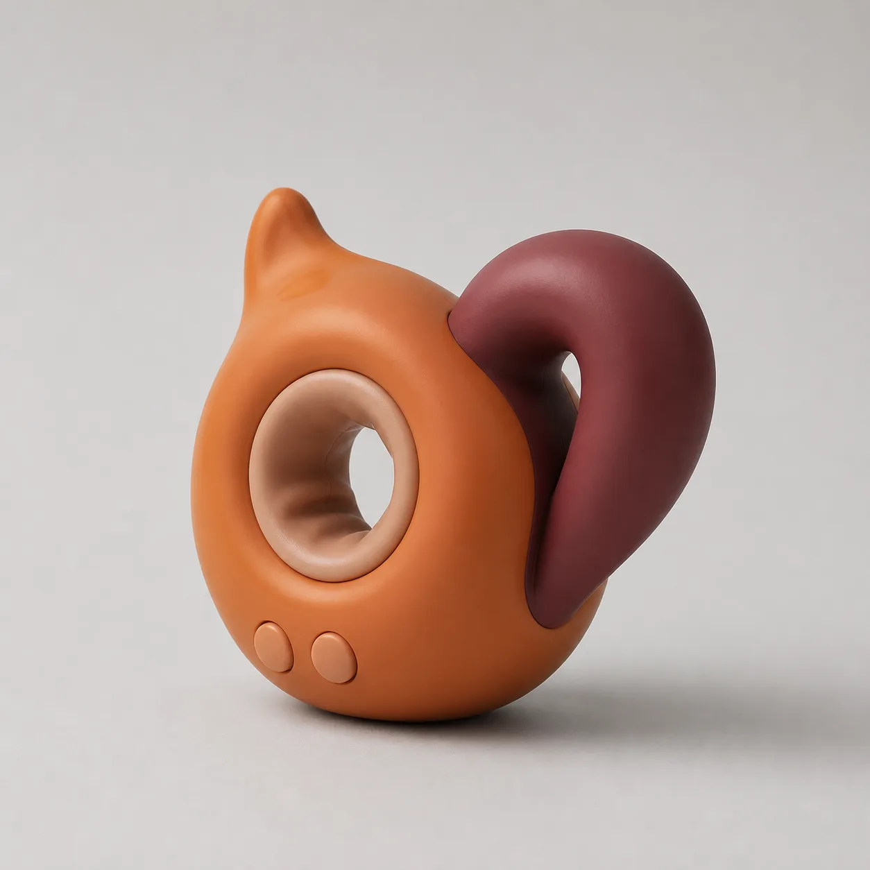 Squirrel-Tail Air-Pulse Palm Vibrator