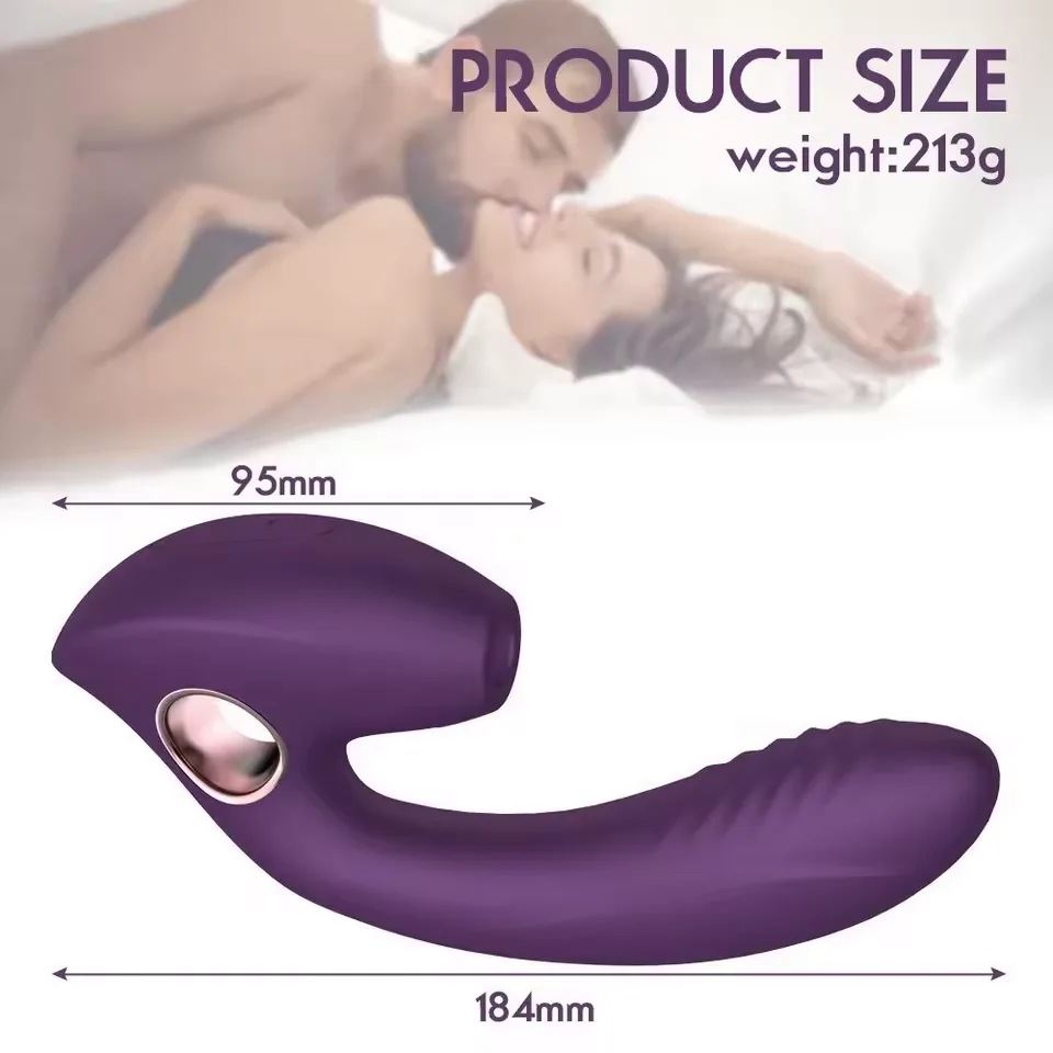 Kovida ZDB426 Purple Dual-Motor Pulse-Flap Suction Stimulator - Image 2
