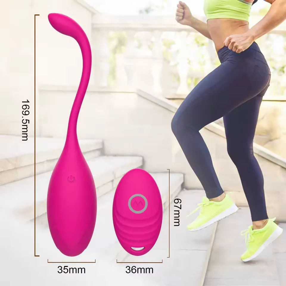 Y.Love YAI66W 027 Pink Wireless Remote Vibrating Egg - Image 3
