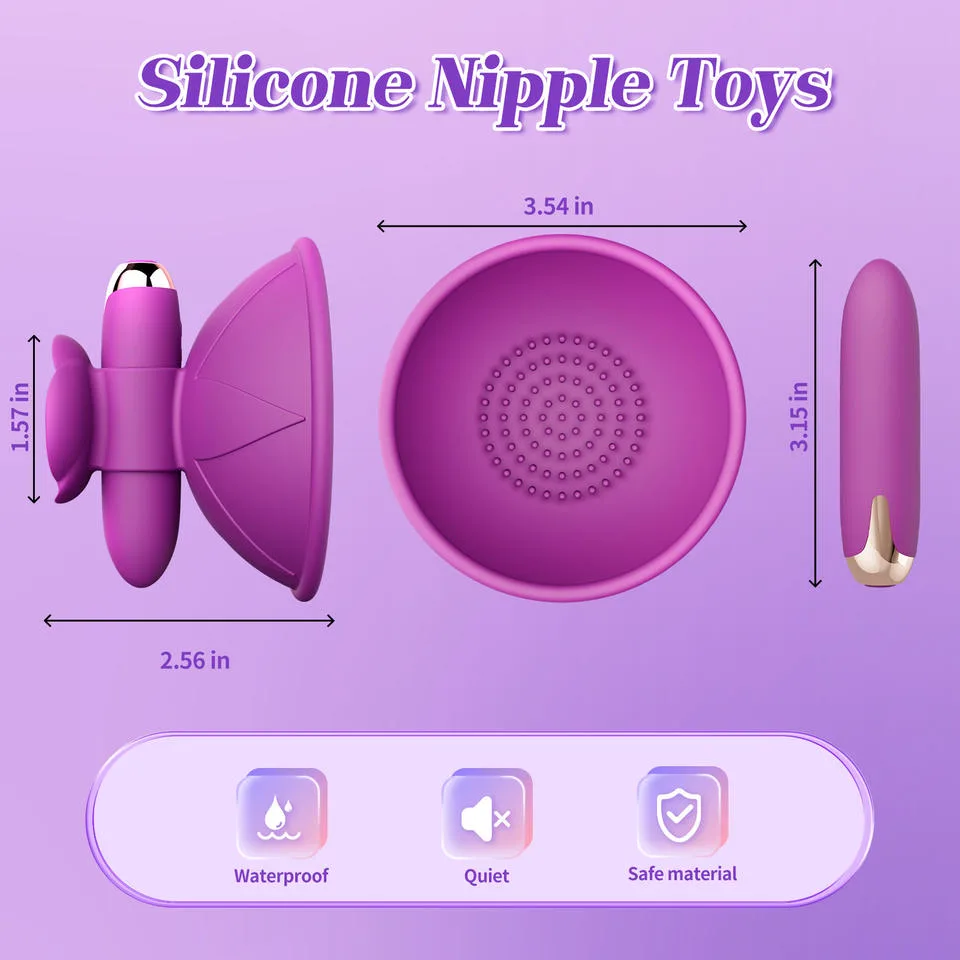 Blue Rabbit BR-YL-01 Purple or Red Rose-Cup 10-Mode Vibrator Pair - Image 4