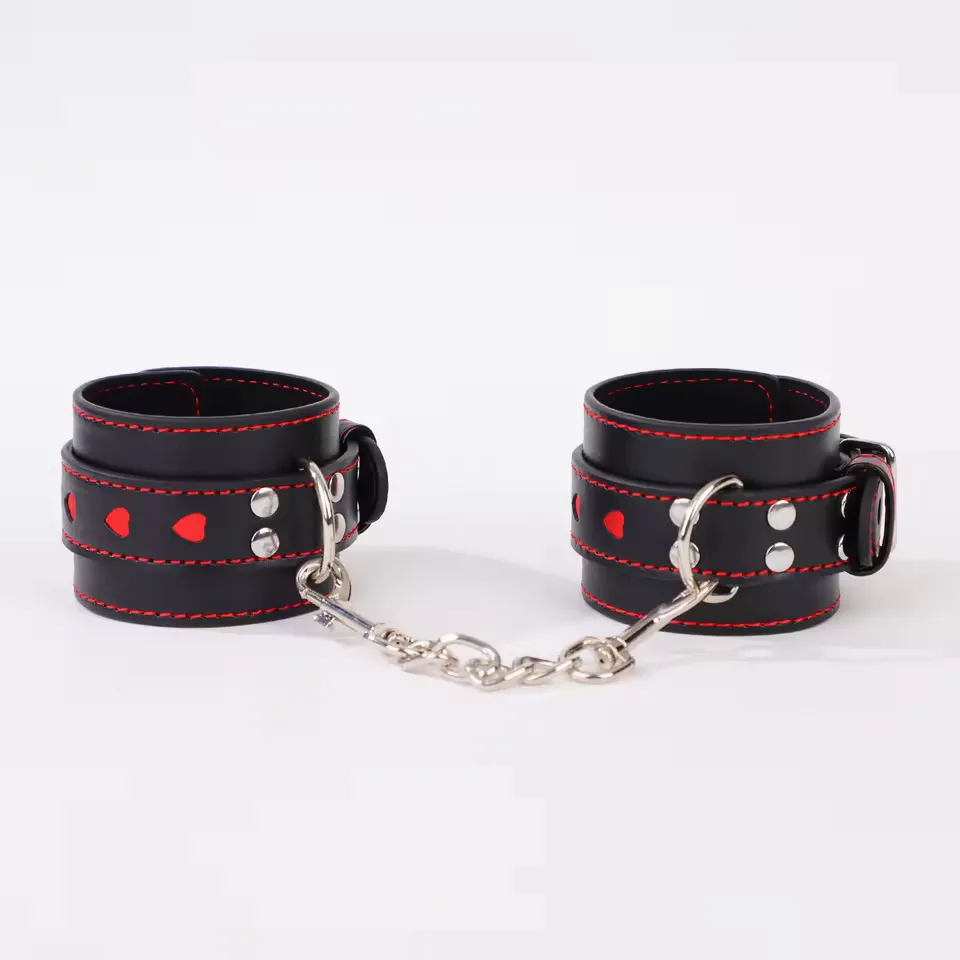 Ninghao NHBS-26013 Black Adjustable Stainless-Steel Spreader Bar and Four-Cuff Set - Image 4