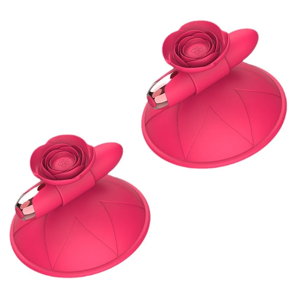 Blue Rabbit BR-YL-01 Purple or Red Rose-Cup 10-Mode Vibrator Pair - Image 3