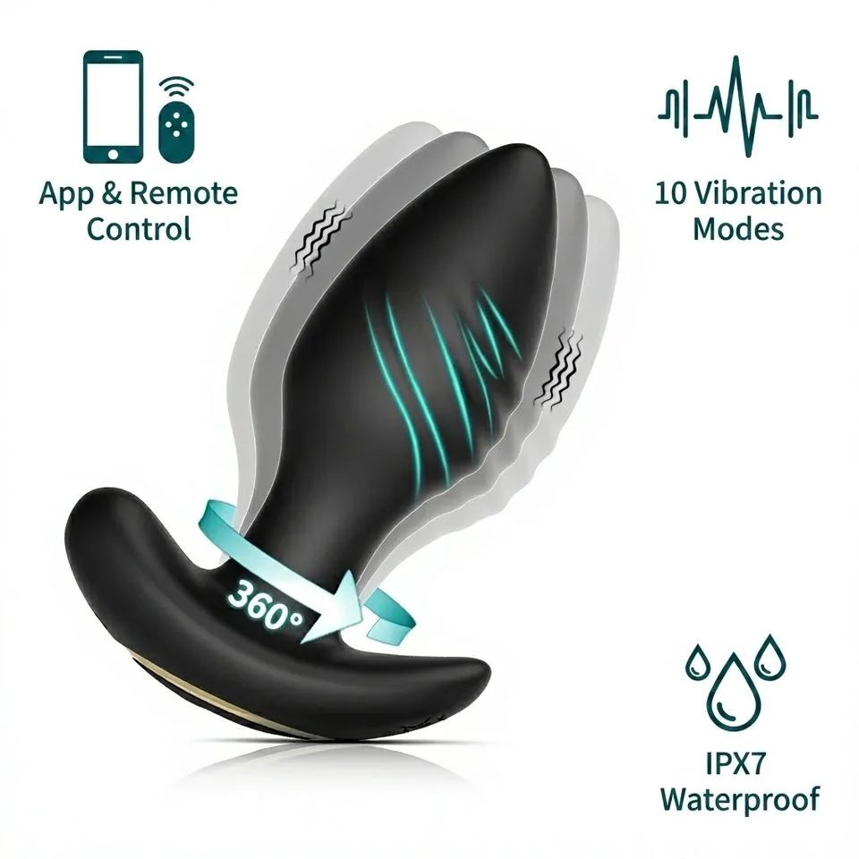 Aolan ALGS-005 360° Rotating App Anal Massager