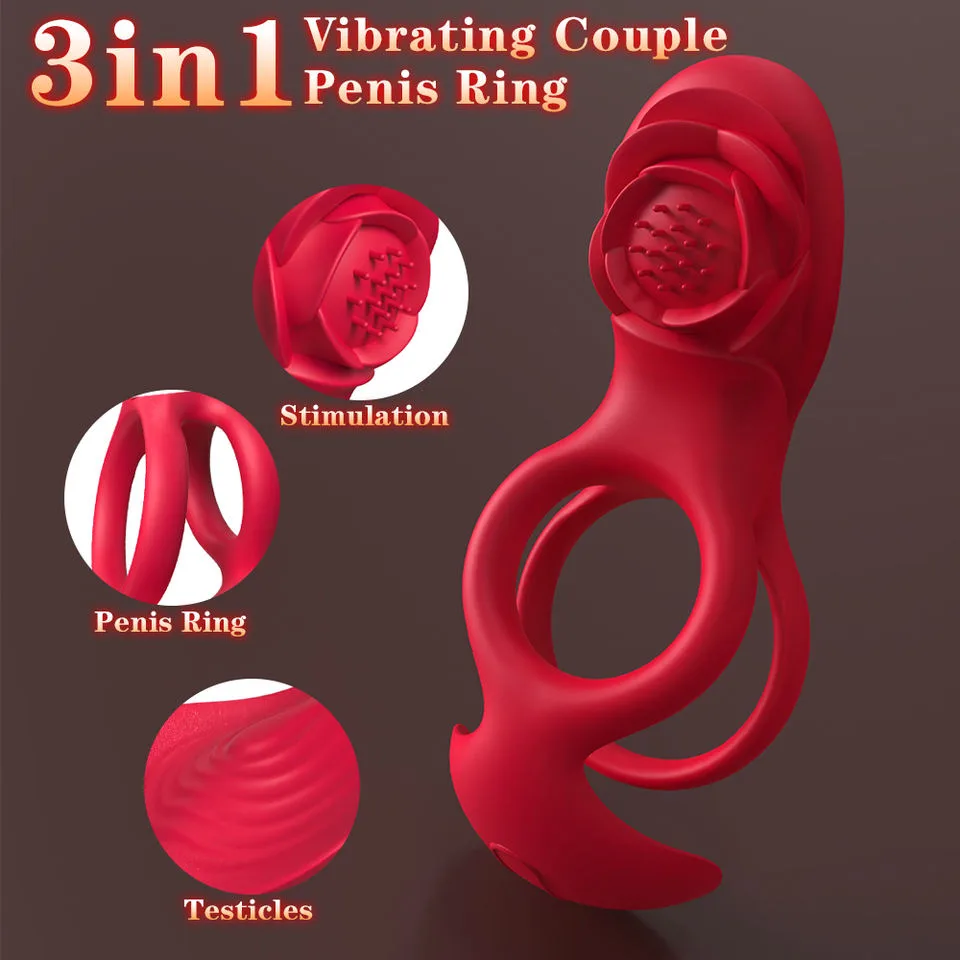 S-HANDE SHD-K010-2 Remote Rose Couples Ring