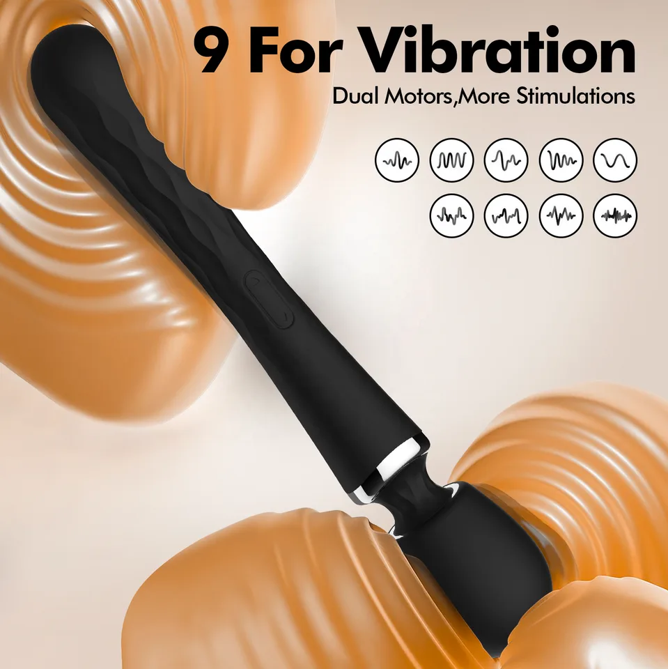 JDY2508 Dual-Vibration Digital-Display Wand: Four Colors - Image 3
