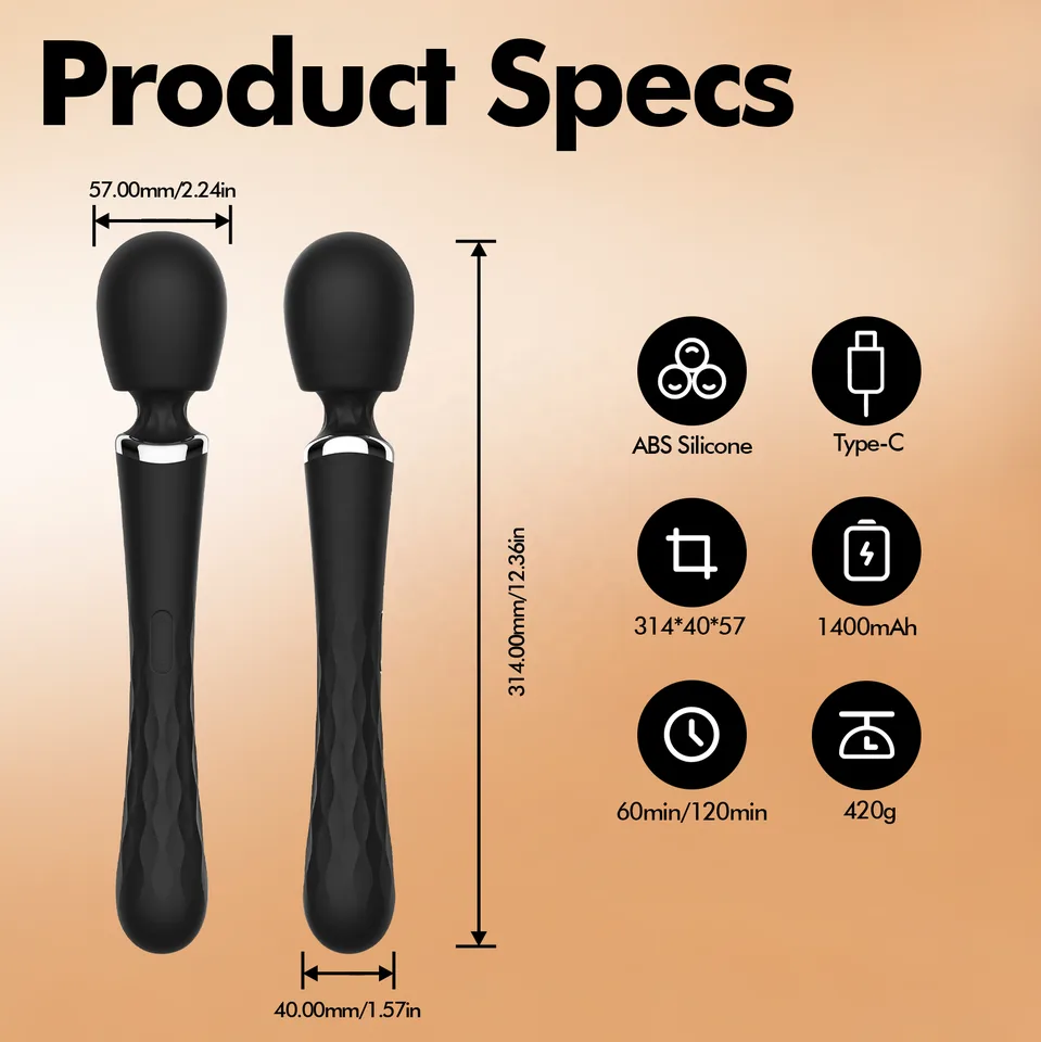 JDY2508 Dual-Vibration Digital-Display Wand: Four Colors - Image 6