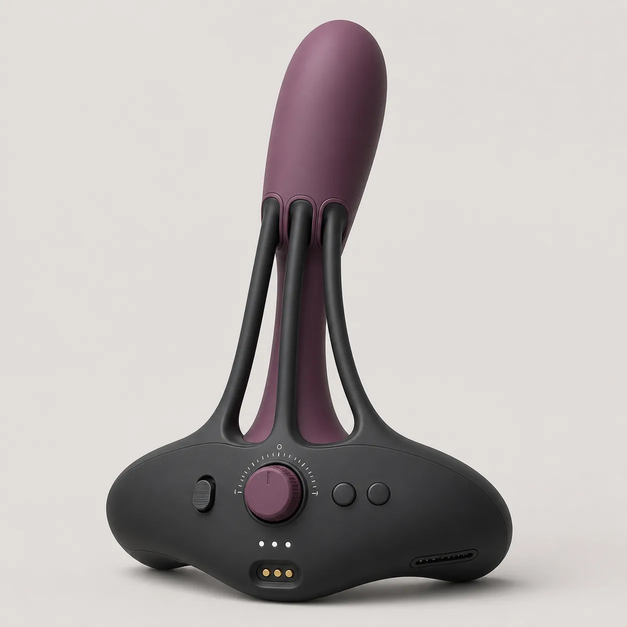 Three-Beam Parallel-Flex Prostate Vibrator with Wide Preload Base