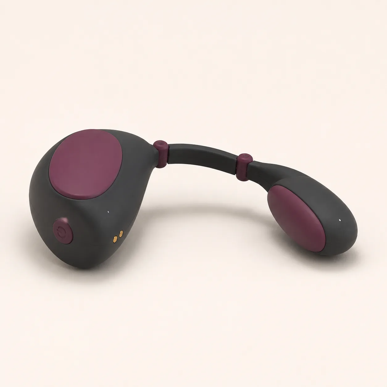 Three-Link Flex-Bridge Couples Vibrator with Offset Twin Contact Pods