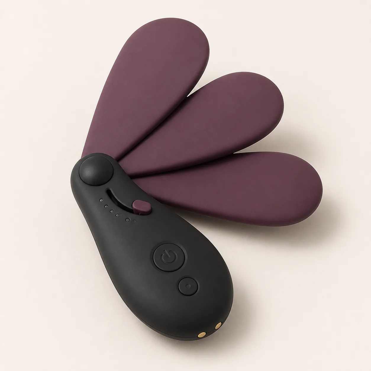 Three-Panel Fan-Fold Palm Vibrator with Indexed Radius Stops