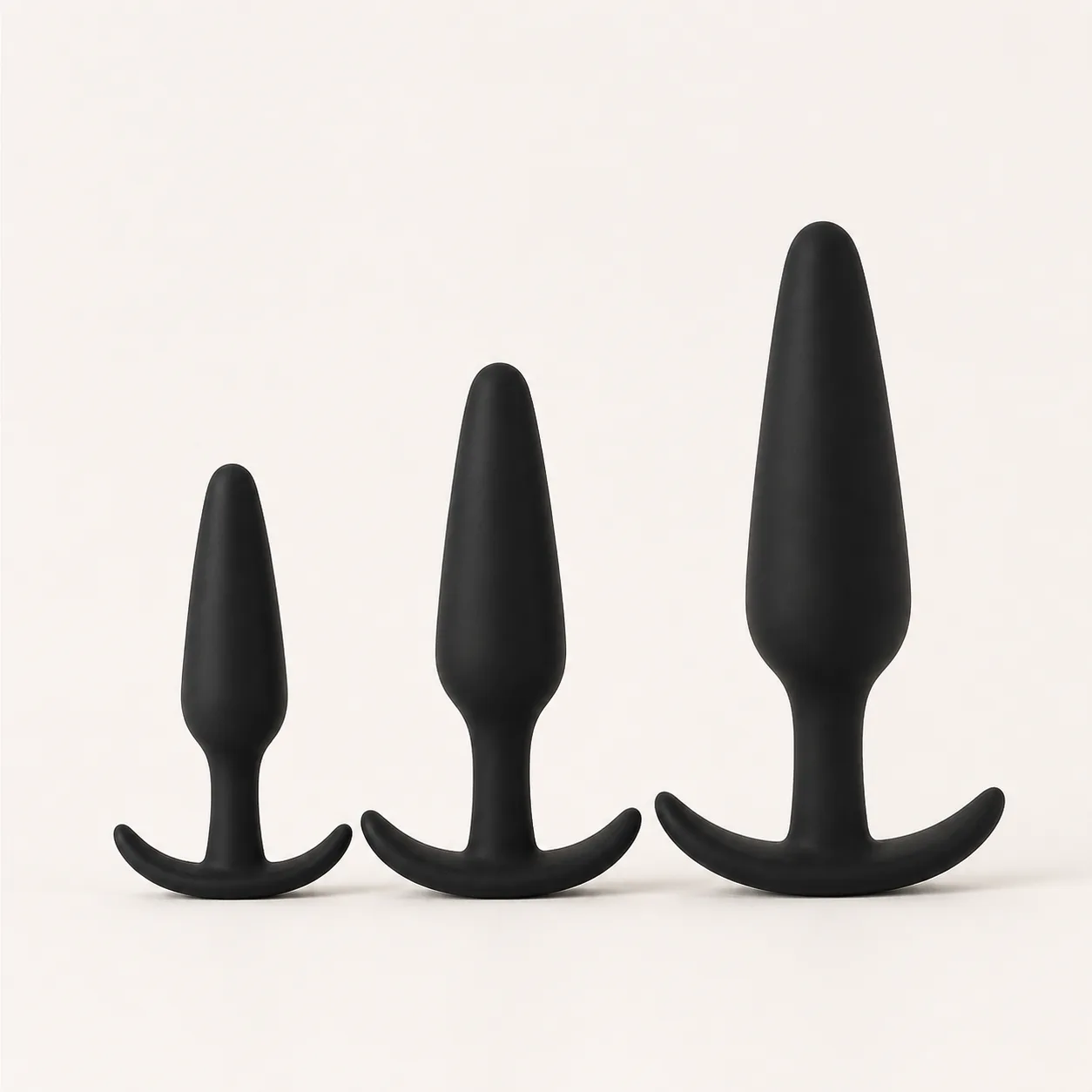 Three-Piece Silicone Set – Graduated Sizes, Flared Bases