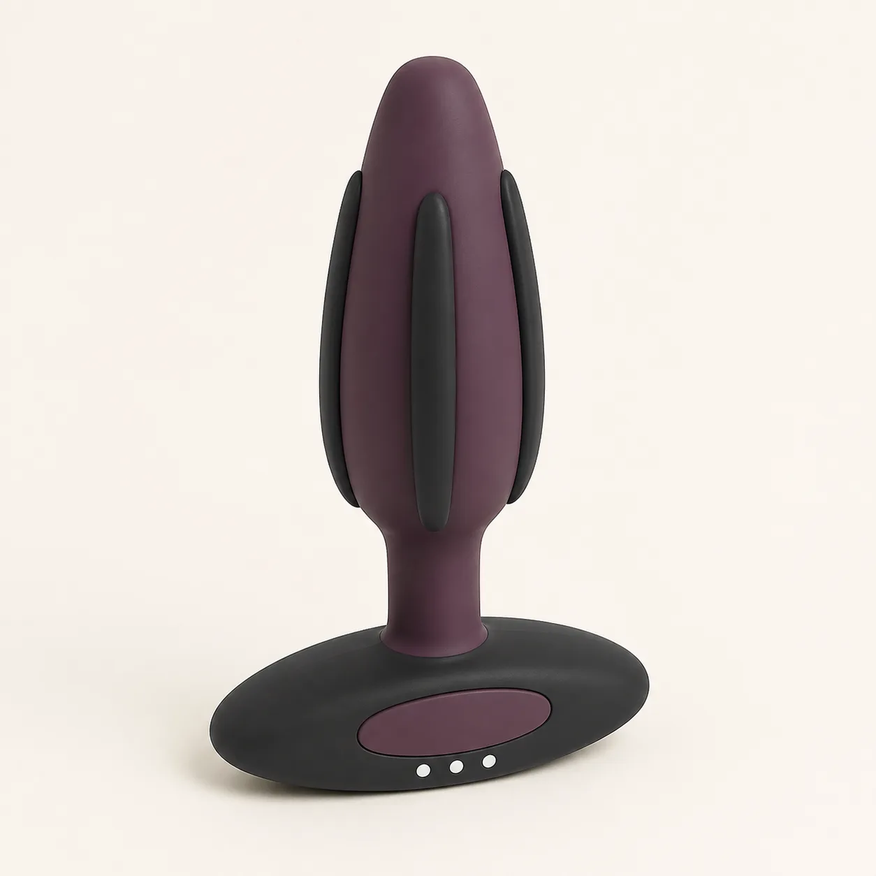 Three-Rail Cushion Anal Plug