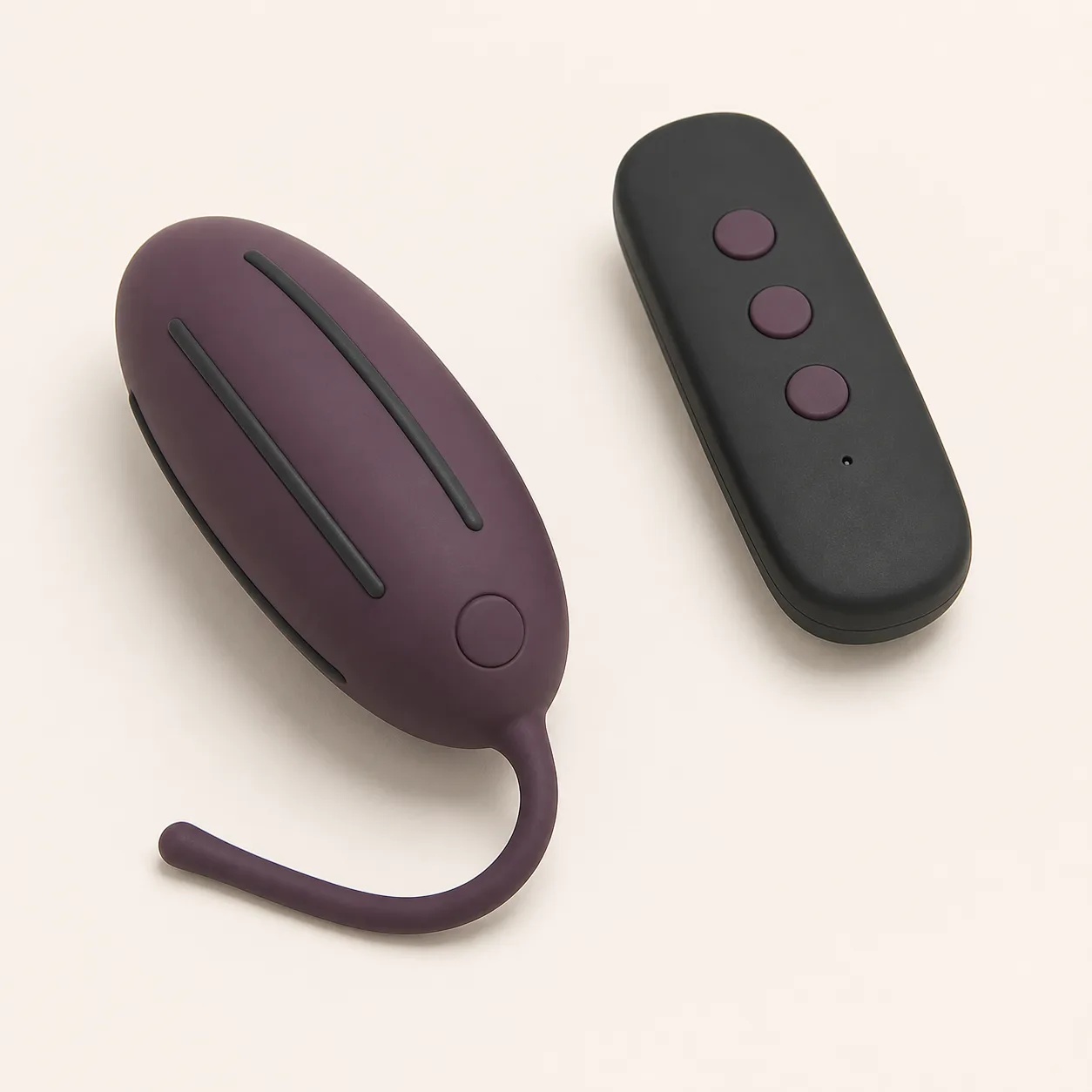 Three-Rail Wireless Remote Egg Vibrator