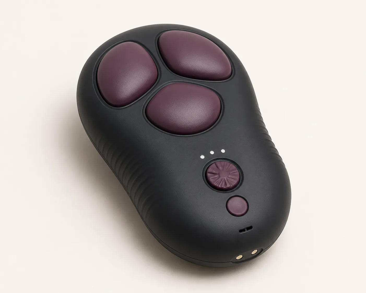 Three-Shoe Differential-Rock Pocket Vibrator with Indexed Bias Dial
