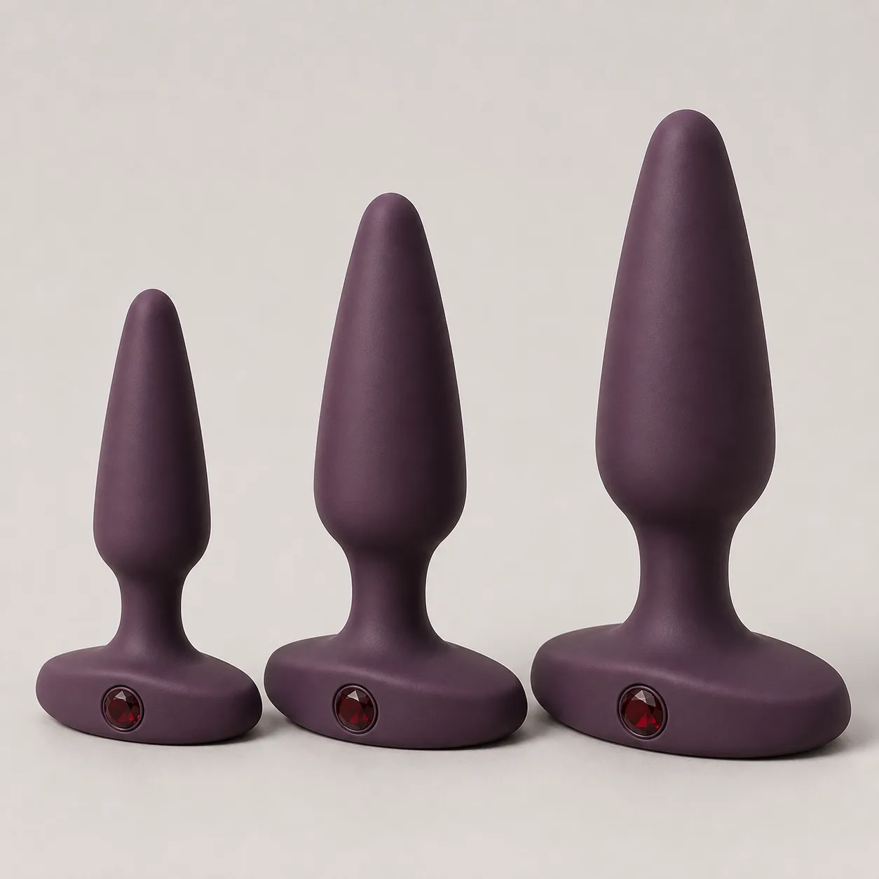 Three-Size Jewel-Base Anal Training Set