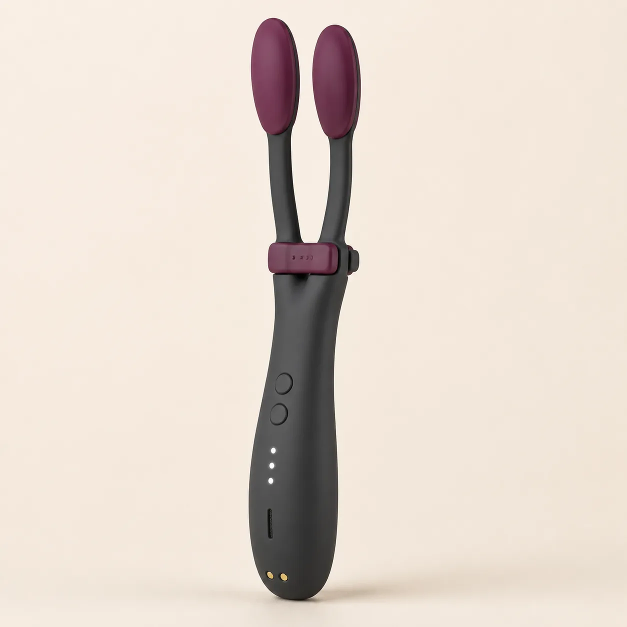 Three-Stop Spacing Twin-Fork Counter-Phase Vibrator
