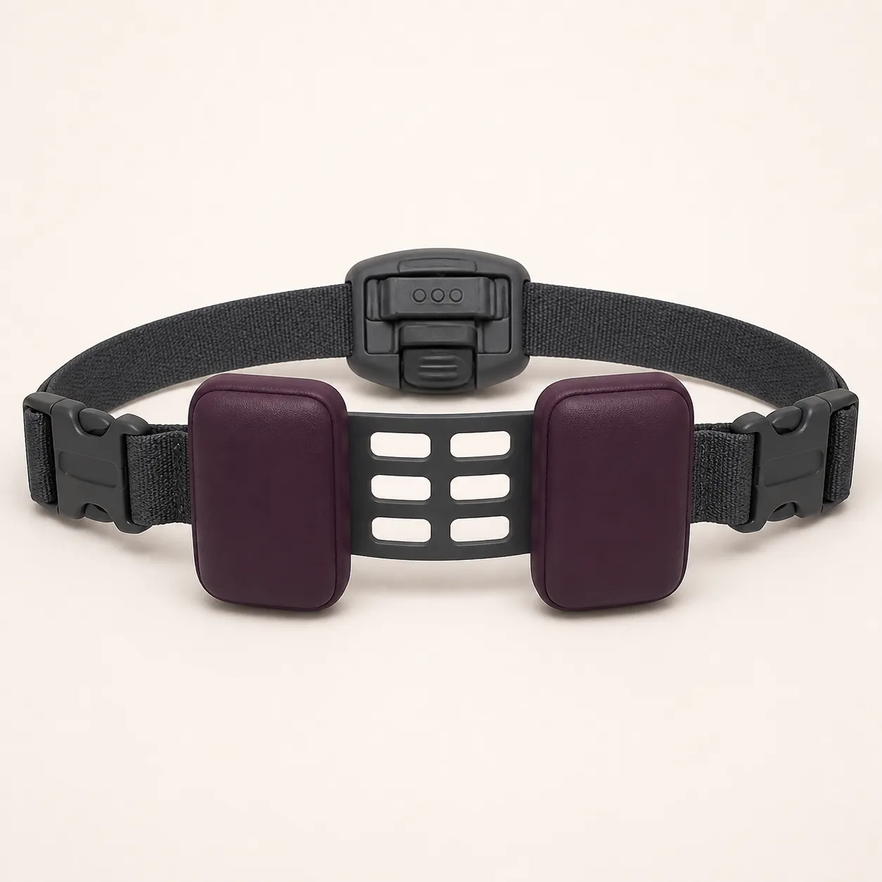 Three-Stop Split-Pad Vent Gag with Guarded Width Slider