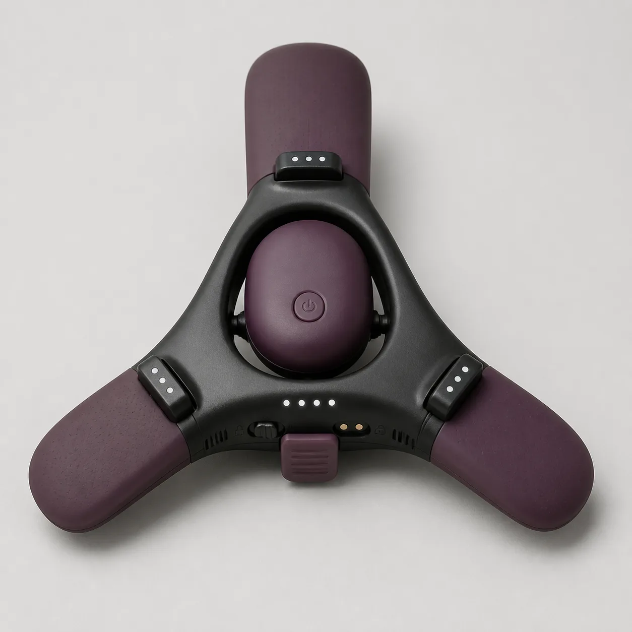 Three-Wing Tension-Balanced Wearable Couples Vibrator