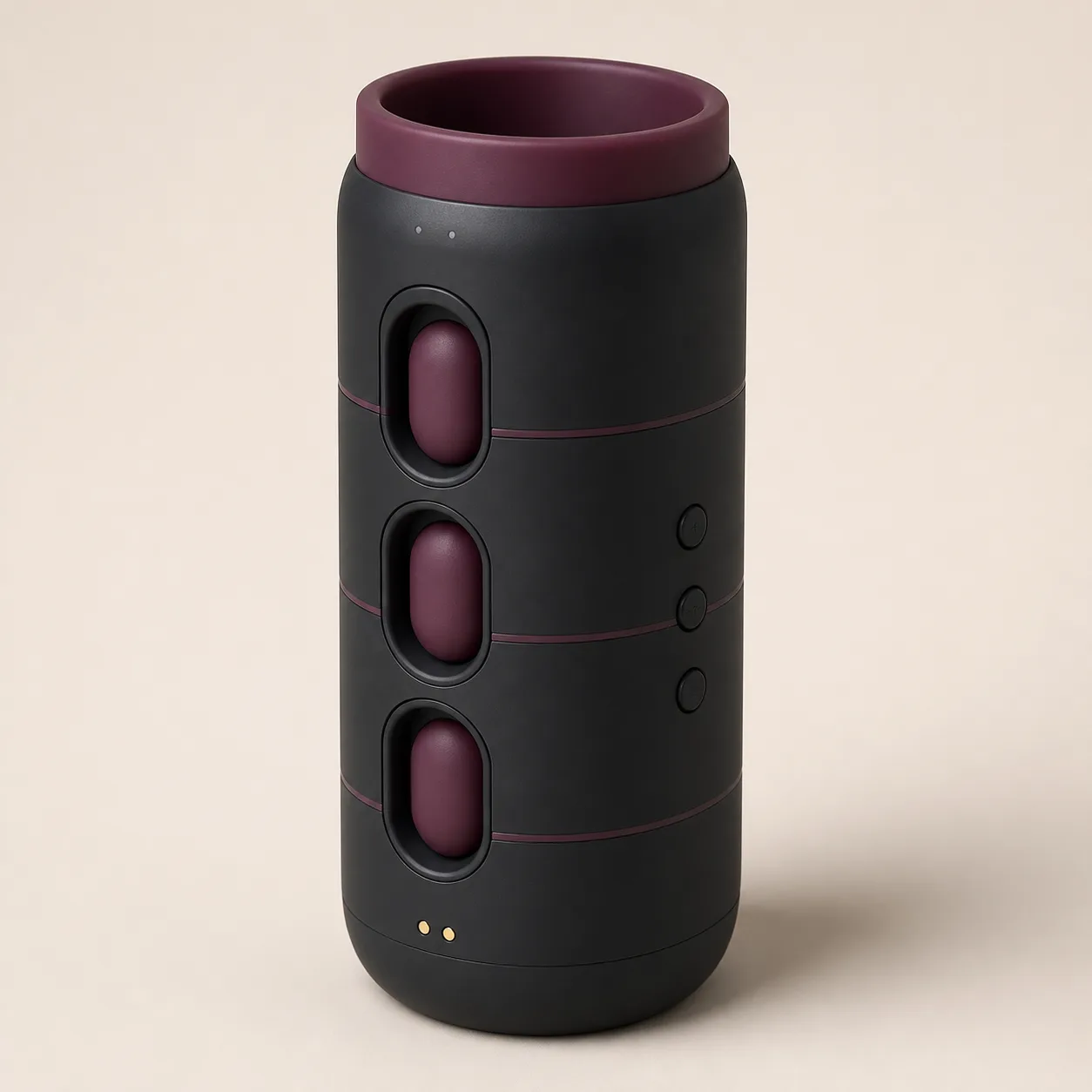 Tri-Chamber Sequential-Compression Automatic Stroker with Removable Open-End Liner