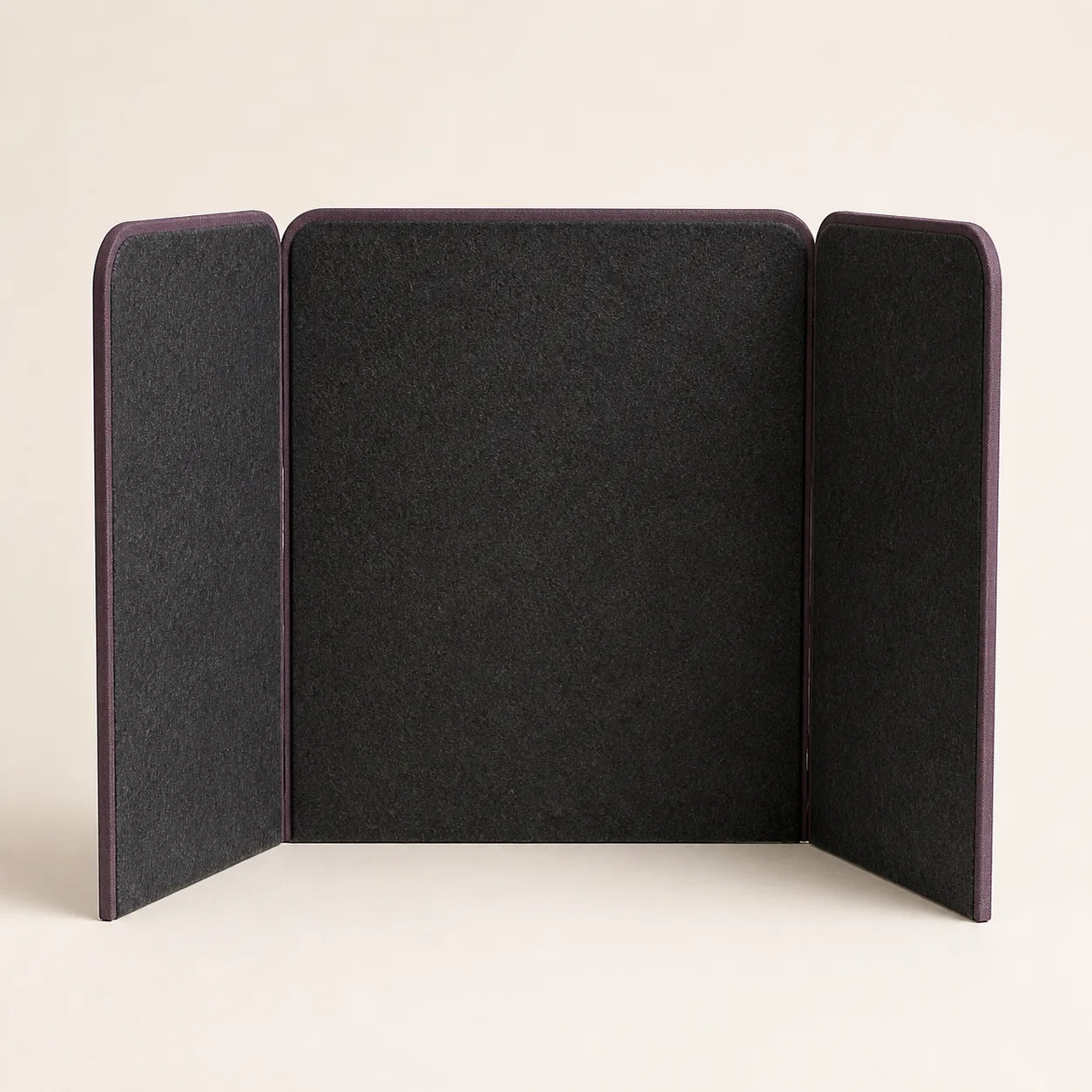Tri-Fold Tabletop Care-Workspace Privacy Screen