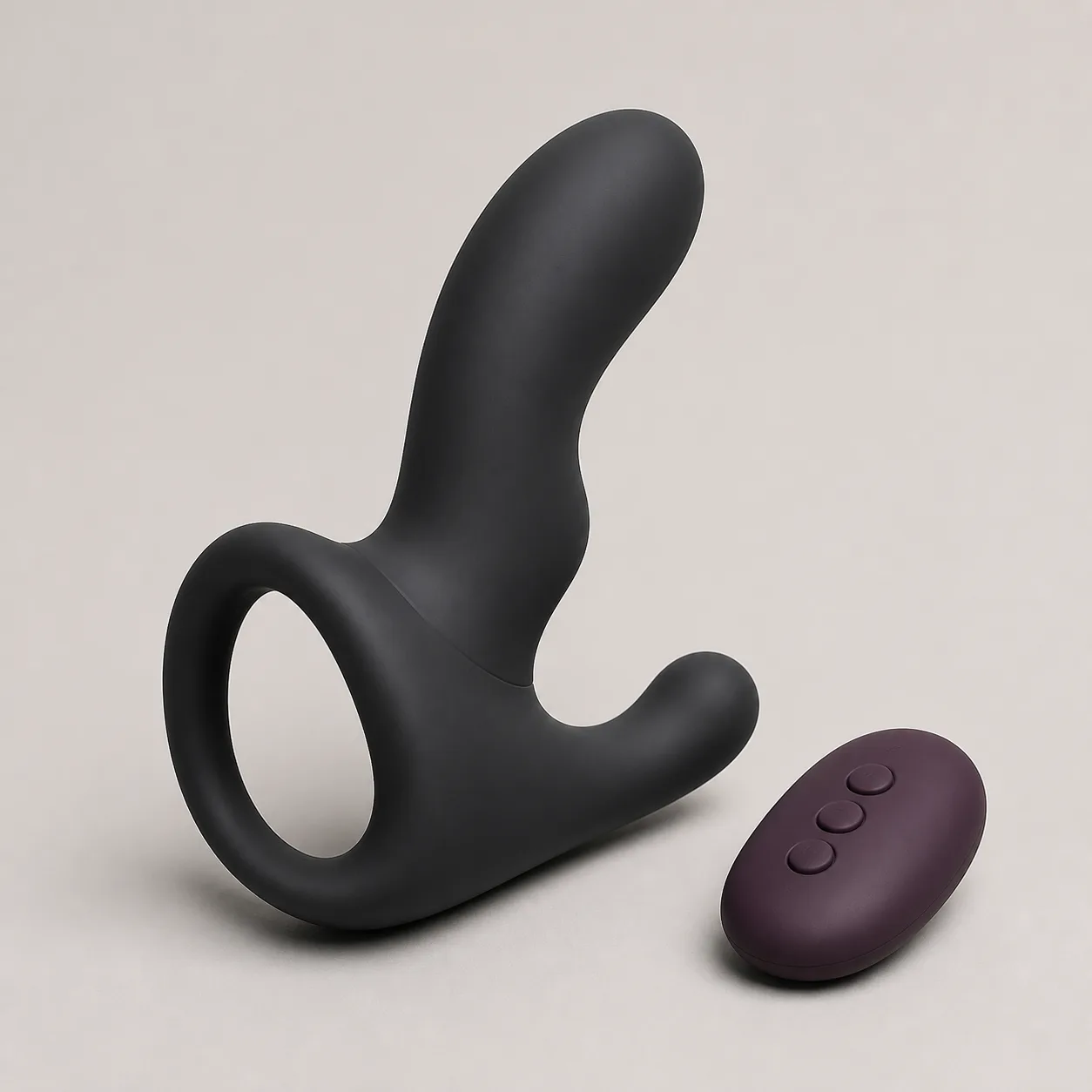 Triple-Contact Remote Prostate Massager