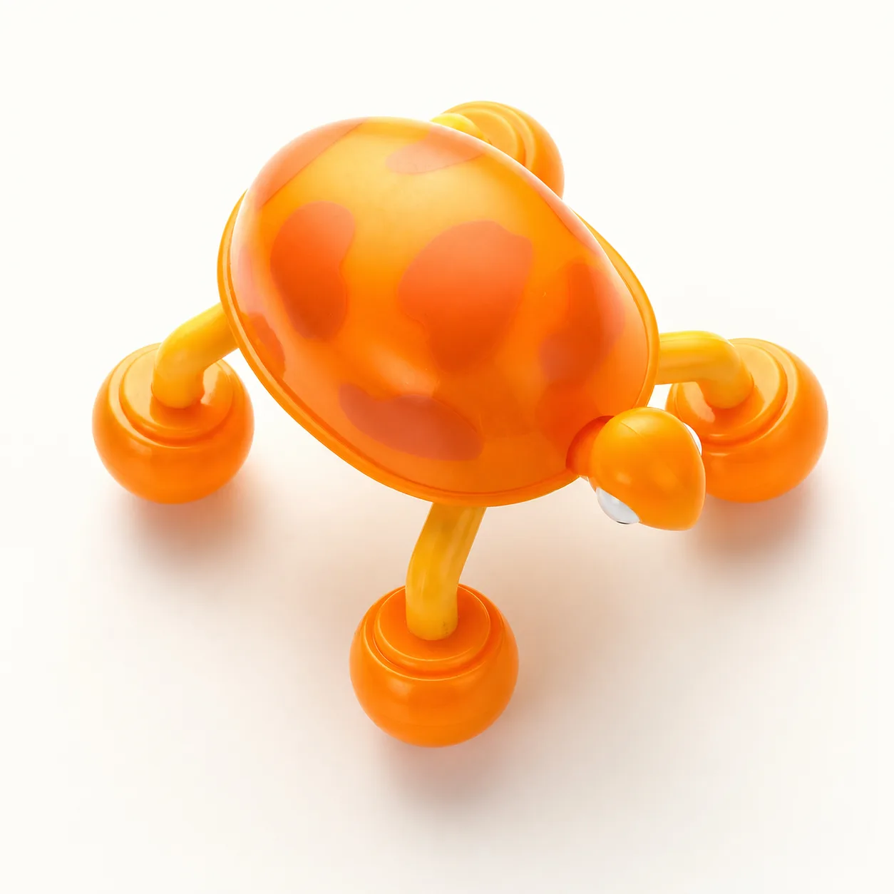 Turtle Mini Body Massager – Four-Roller Manual Design