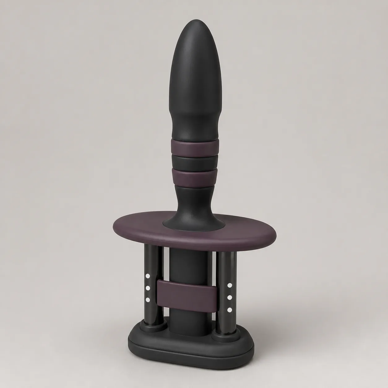 Twin-Rail Three-Stop Depth-Shield Anal Trainer