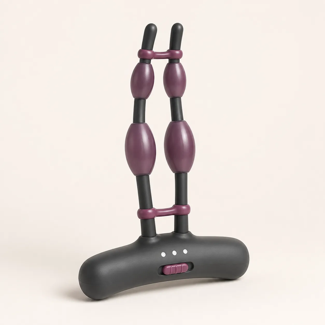 Twin-Spine Four-Bead Stiffness-Indexed Anal Trainer