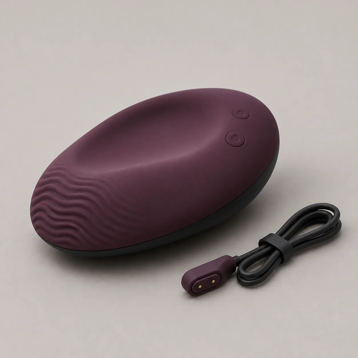 Wave-Edge Rechargeable Palm Vibrator