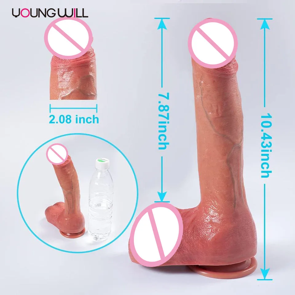 YJ-019001 Dual-Density Suction-Base Dildo