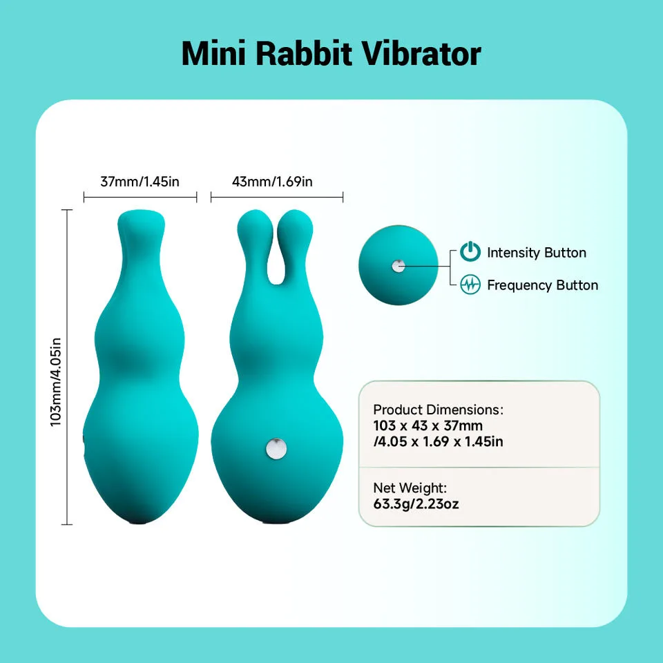 Pocket Bunny Mini Vibrator – 10 Patterns - Image 4