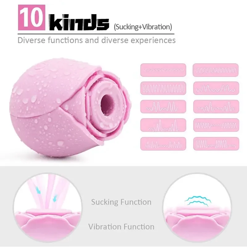 PetalPulse Rose Suction Massager – 10 Modes - Image 5