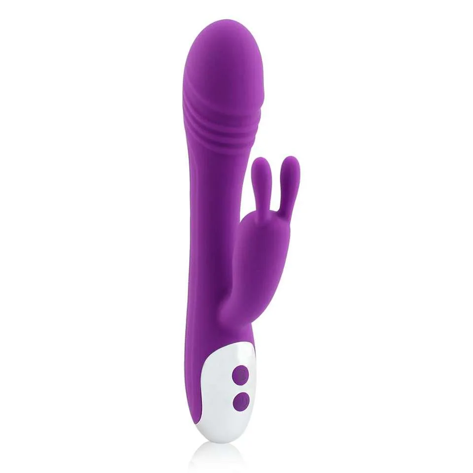 Dual-Action Rechargeable Rabbit Massager – 7 Modes