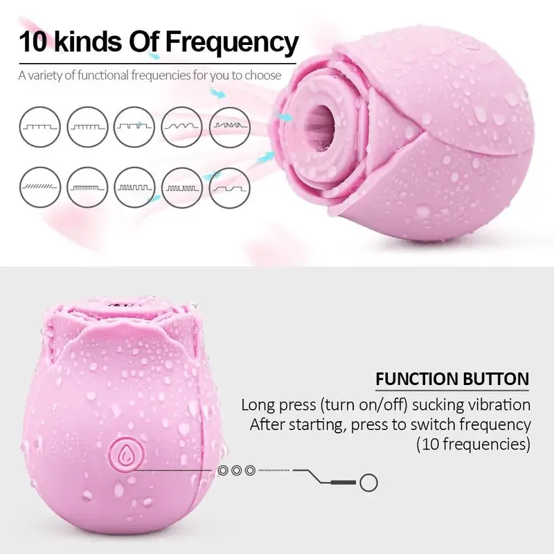 PetalPulse Rose Suction Massager – 10 Modes - Image 4