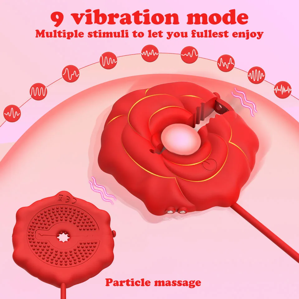 PetalLink App-Controlled Rose Nipple Clamps – 9 Modes - Image 5