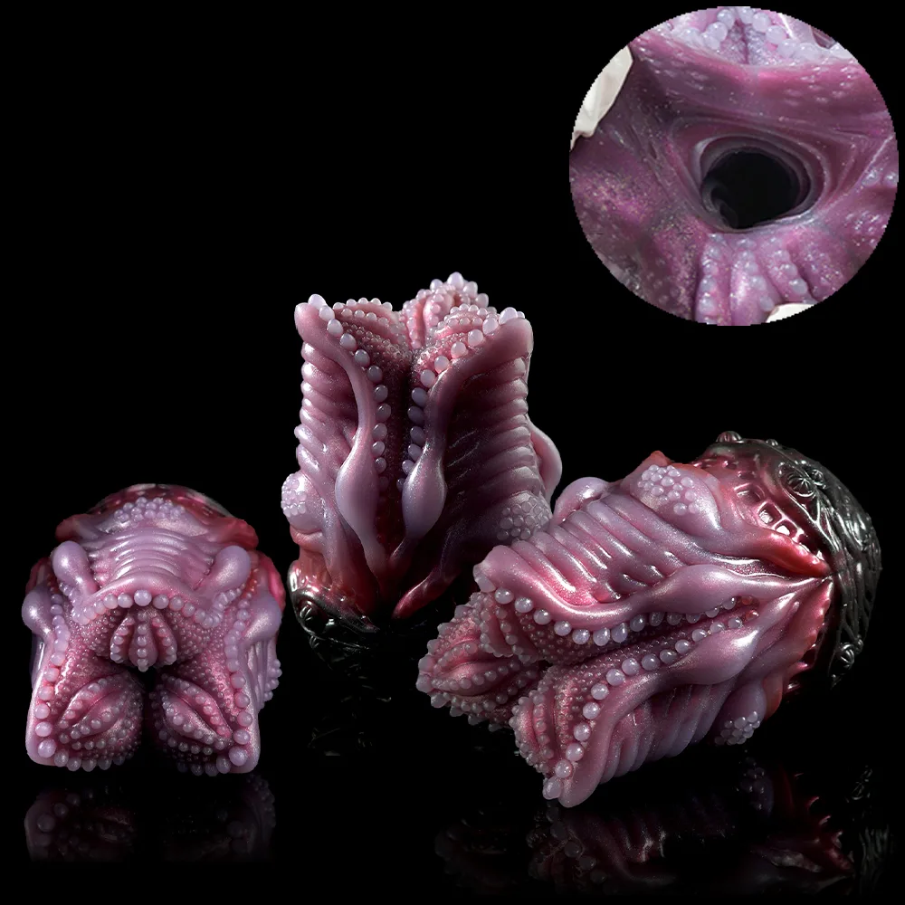 DeepVoid Purple Alien Egg Textured Male Stroker