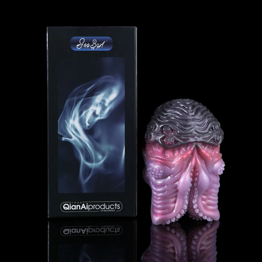 DeepVoid Purple Alien Egg Textured Male Stroker - Image 4
