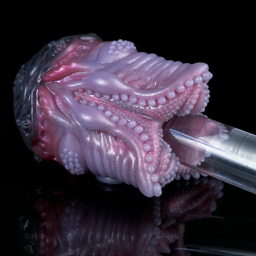 DeepVoid Purple Alien Egg Textured Male Stroker - Image 5