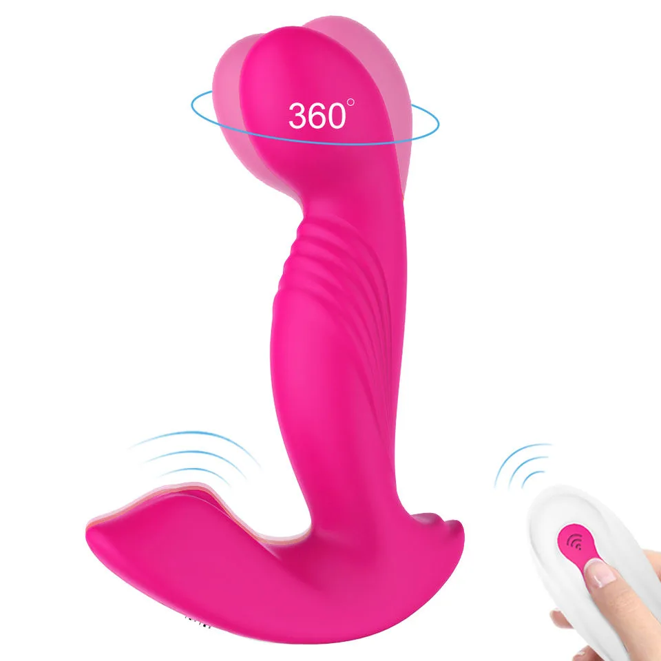 Magenta 9-Mode Remote Wearable Dual Stimulator