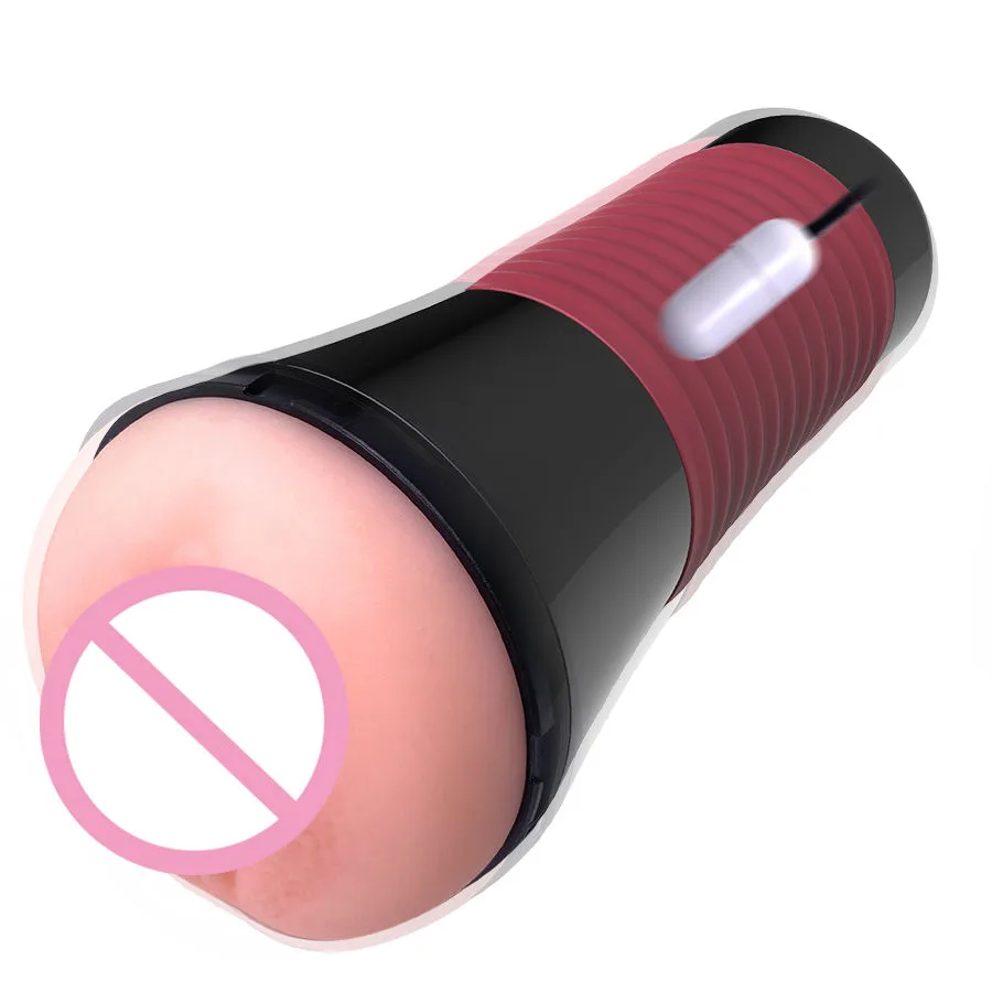 CrimsonGrip Rechargeable Male Stroker — 12 Modes