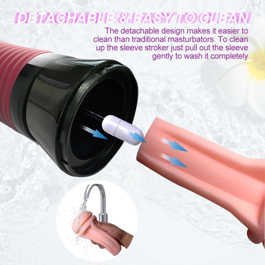 CrimsonGrip Rechargeable Male Stroker — 12 Modes - Image 4